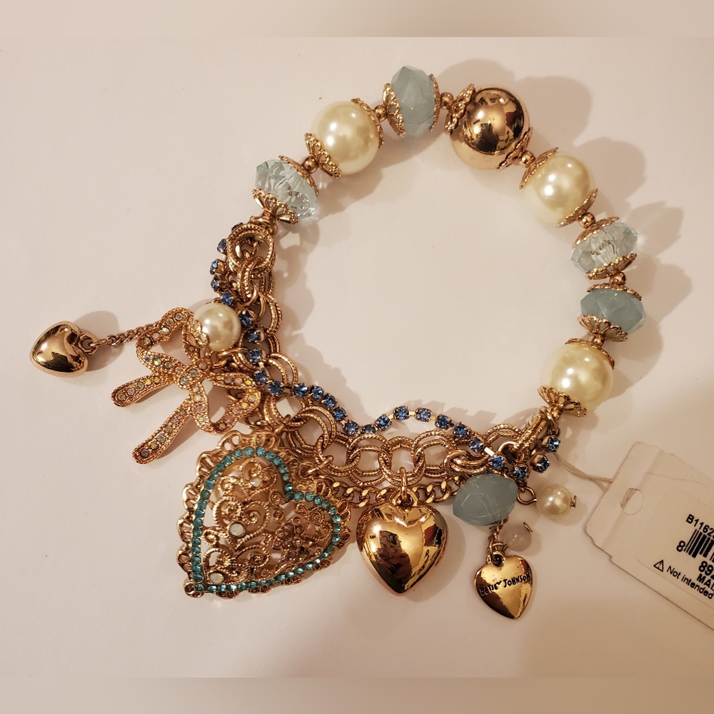 Betsey Johnson Heart Bracelet